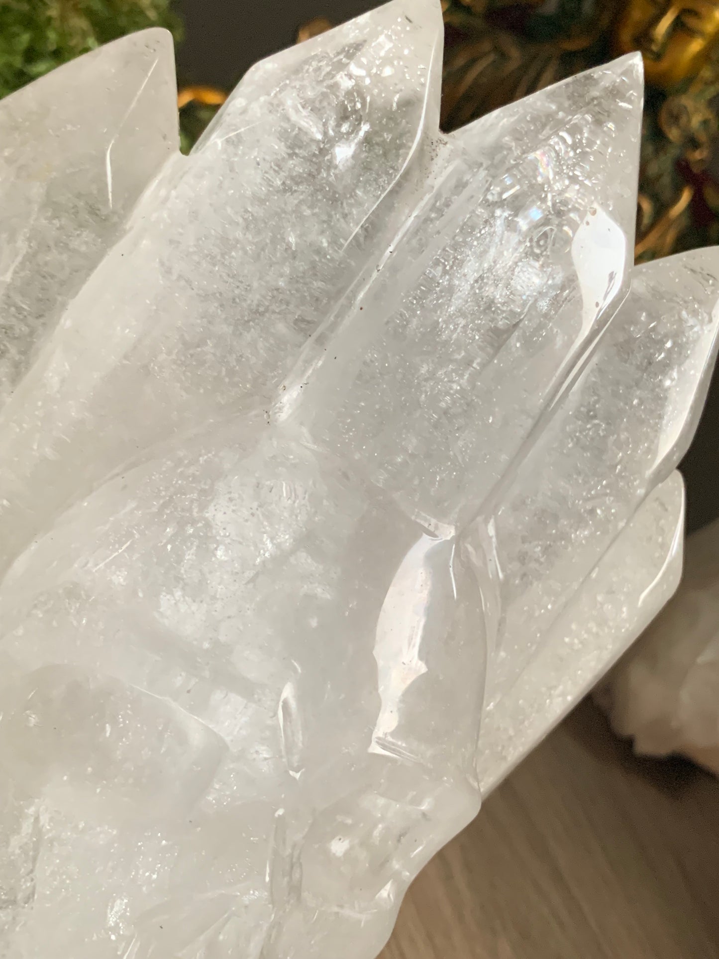 Crâne de cristal de roche atlante