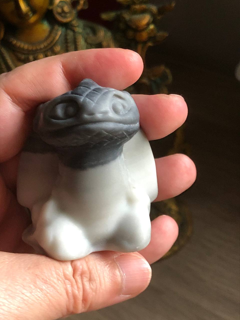 Crâne de dragon fury en pierre de Taichi