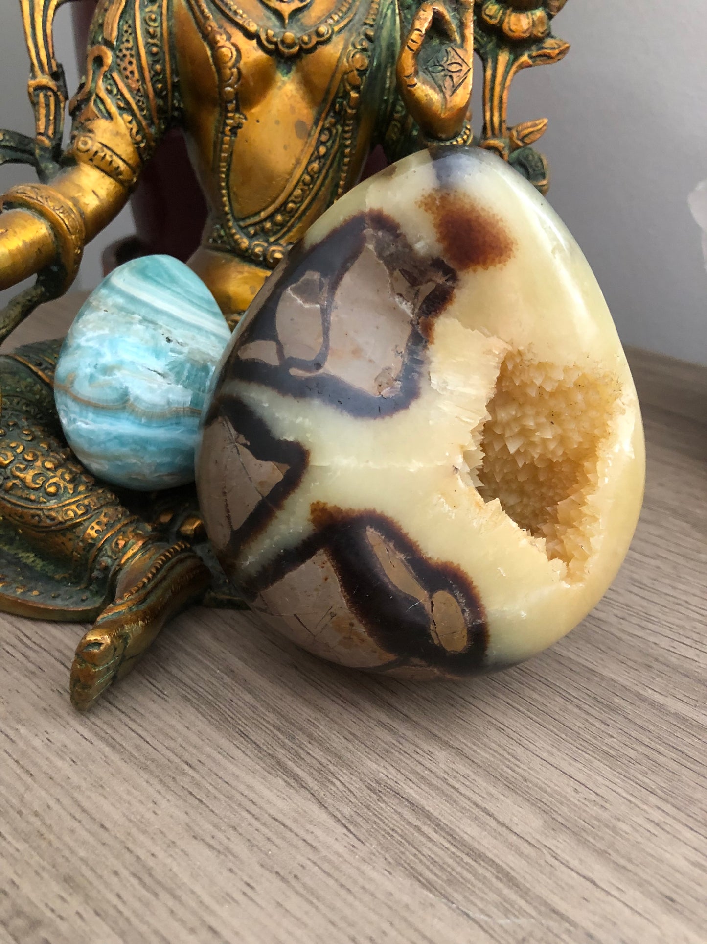Œufs septaria et amazonite