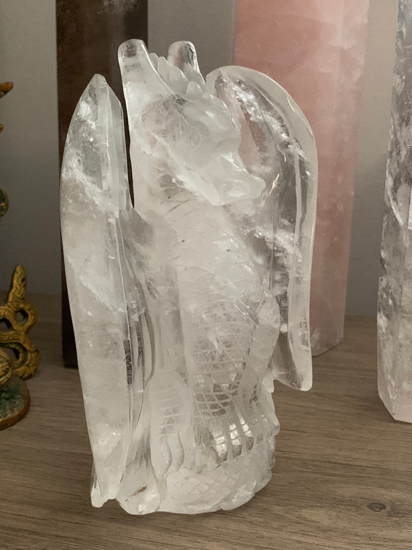 Dragon cristal de roche