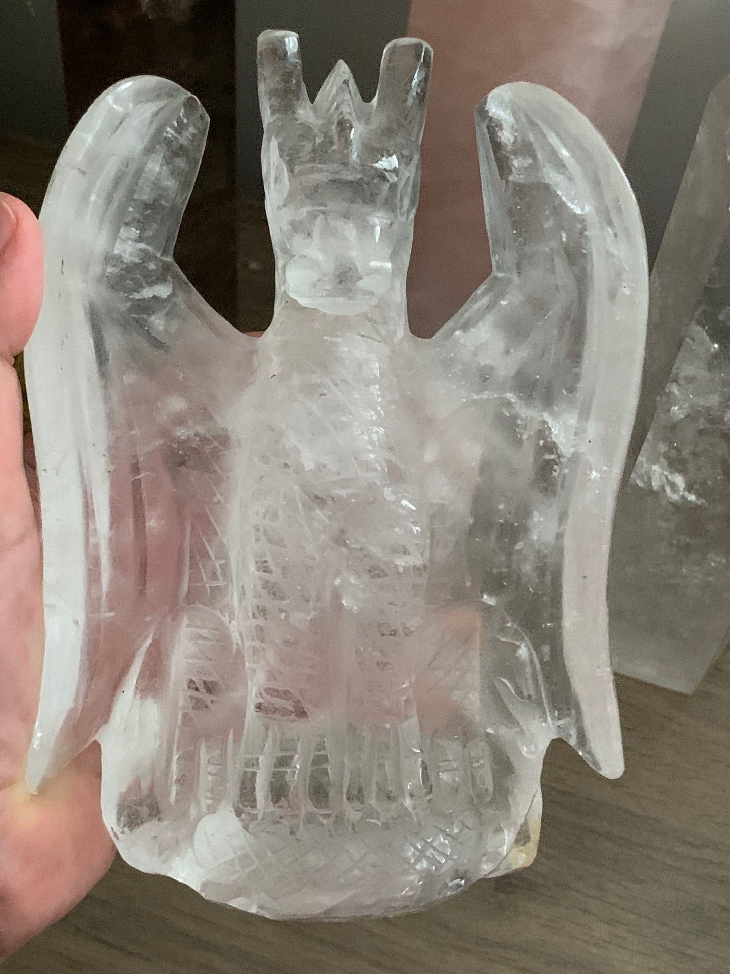 Dragon cristal de roche