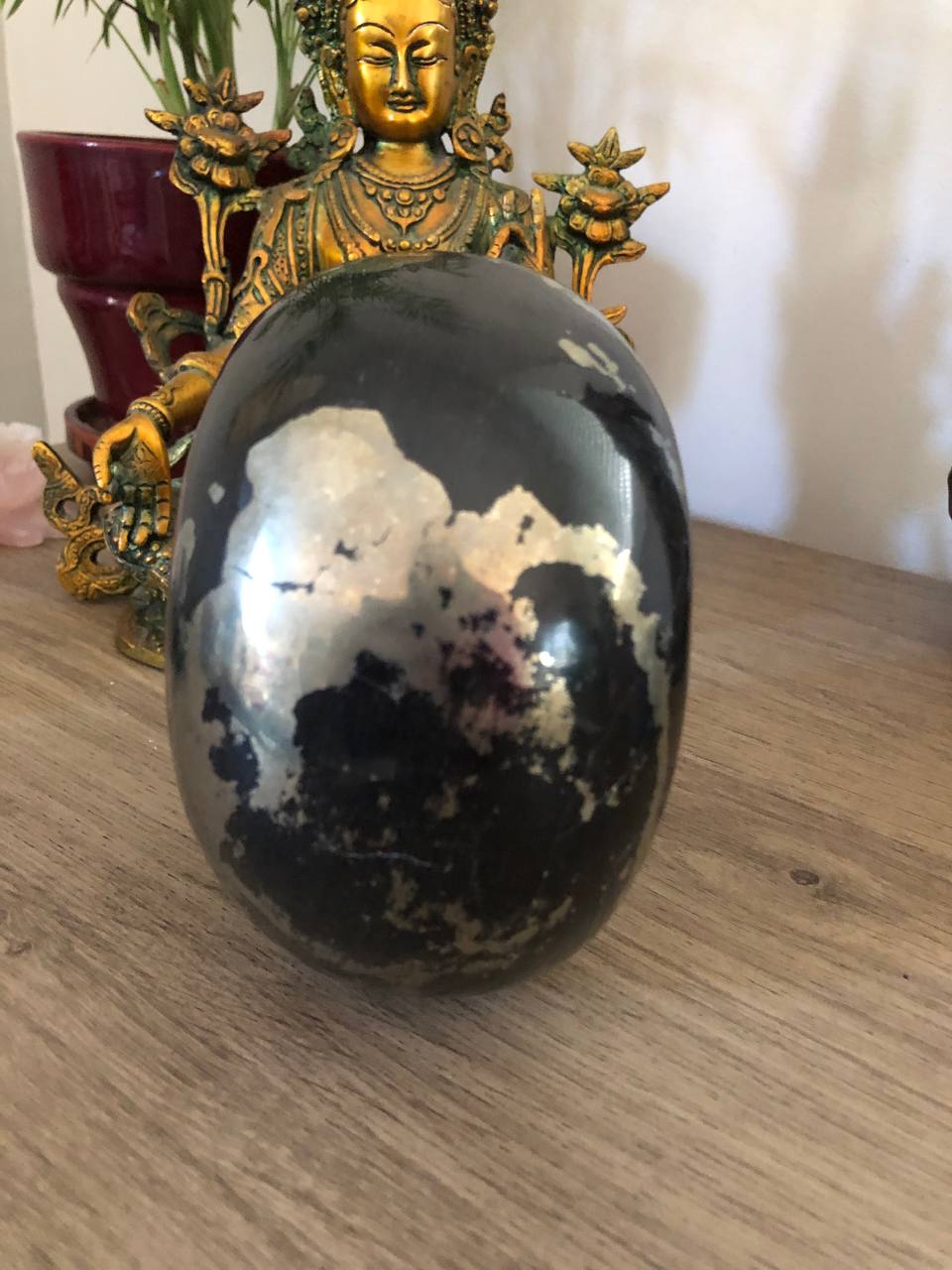 Crâne de cristal en pyrite
