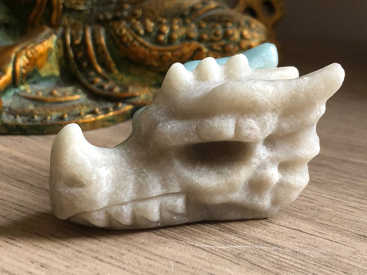 Crâne de dragon en trolleite