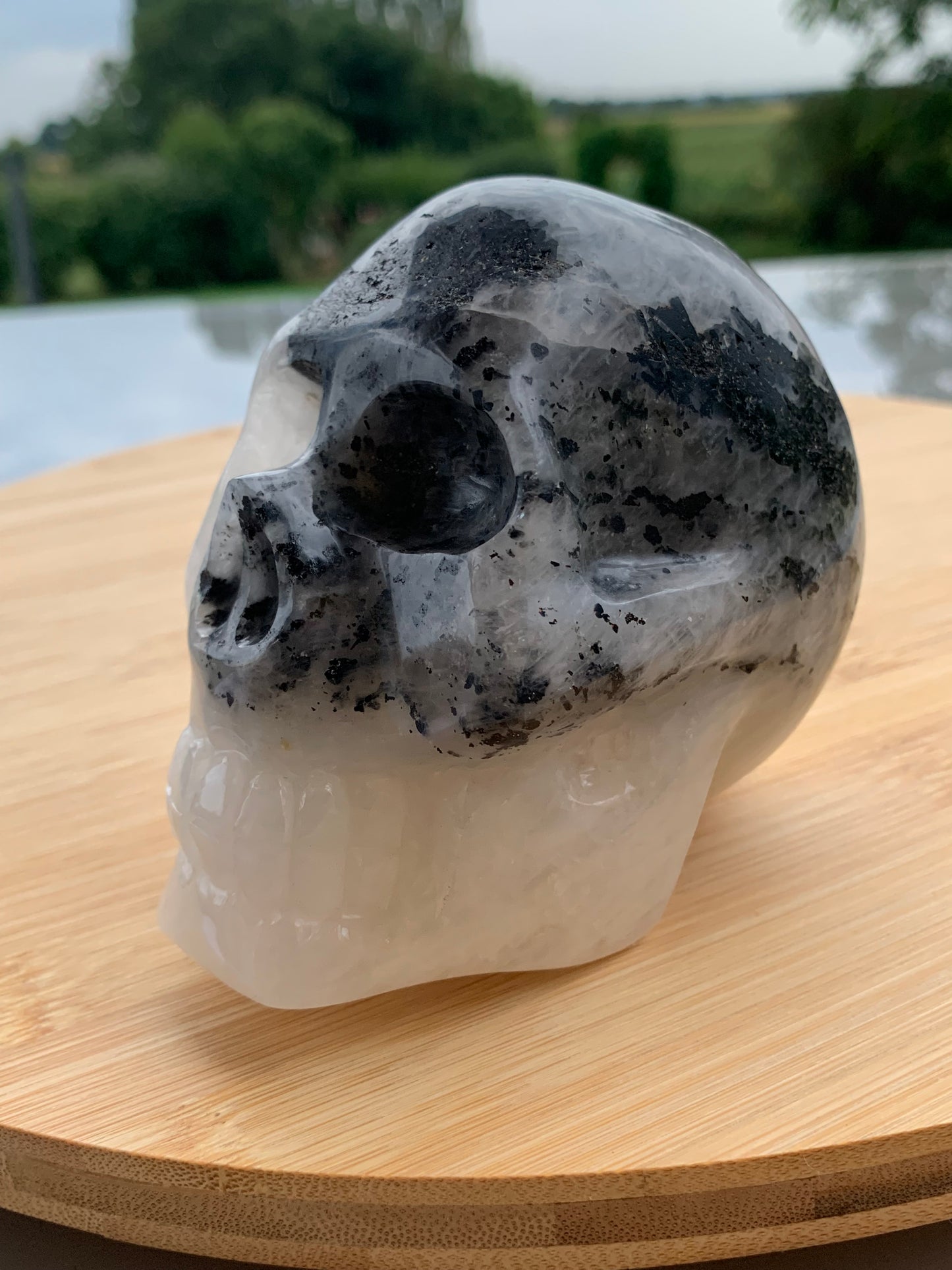 Crâne en quartz Arawali