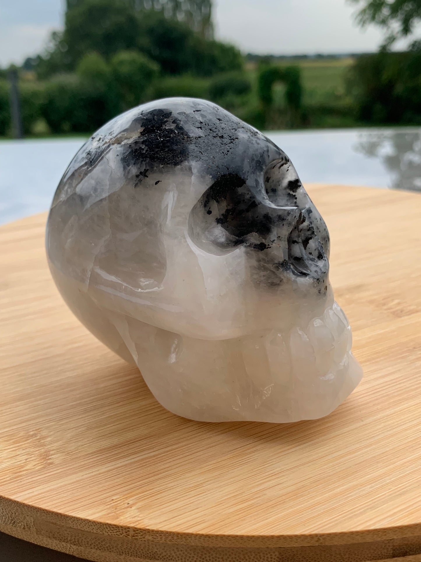 Crâne en quartz Arawali
