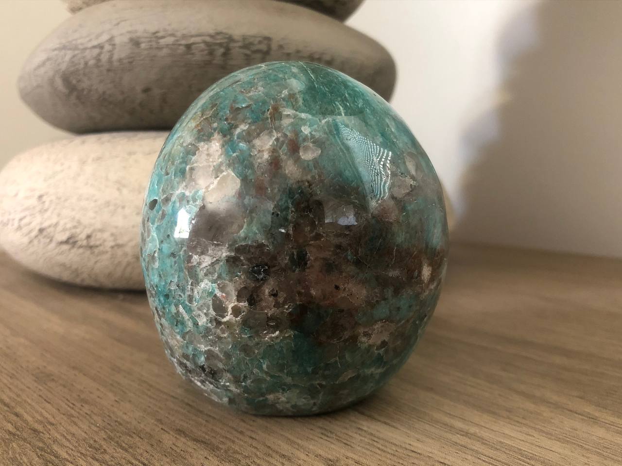 Crâne de cristal en amazonite