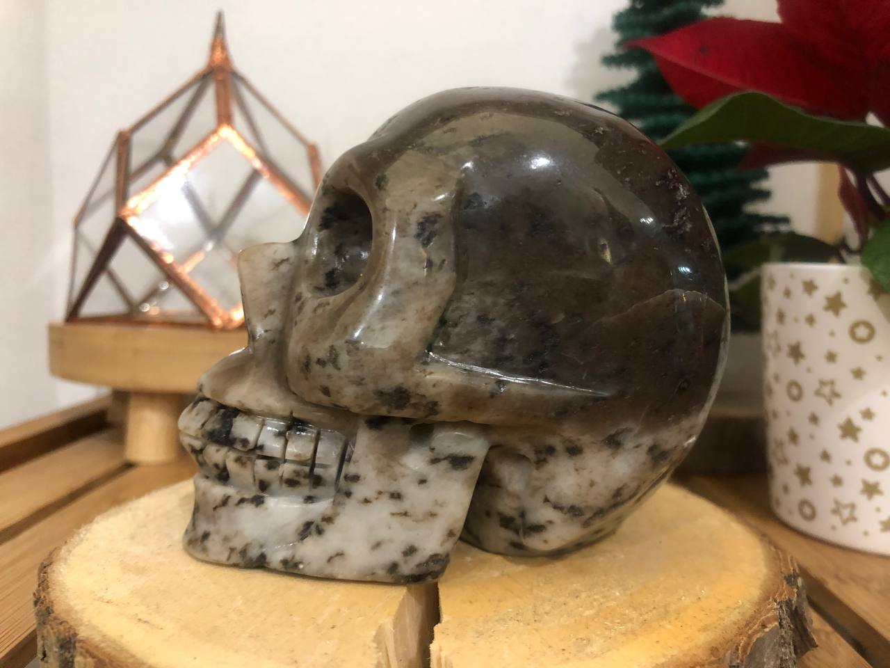 Crâne de cristal en jaspe