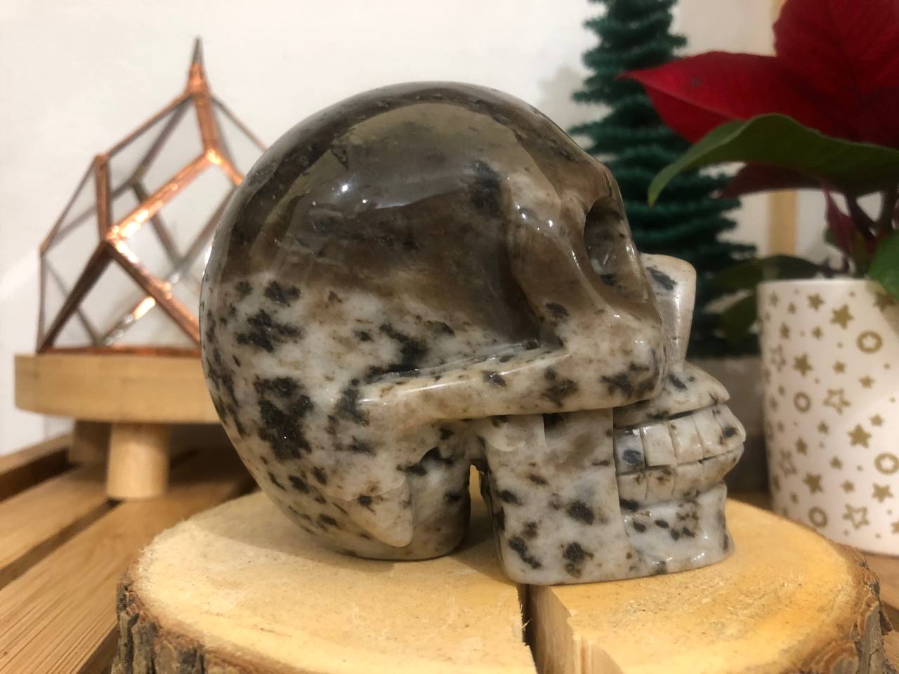 Crâne de cristal en jaspe
