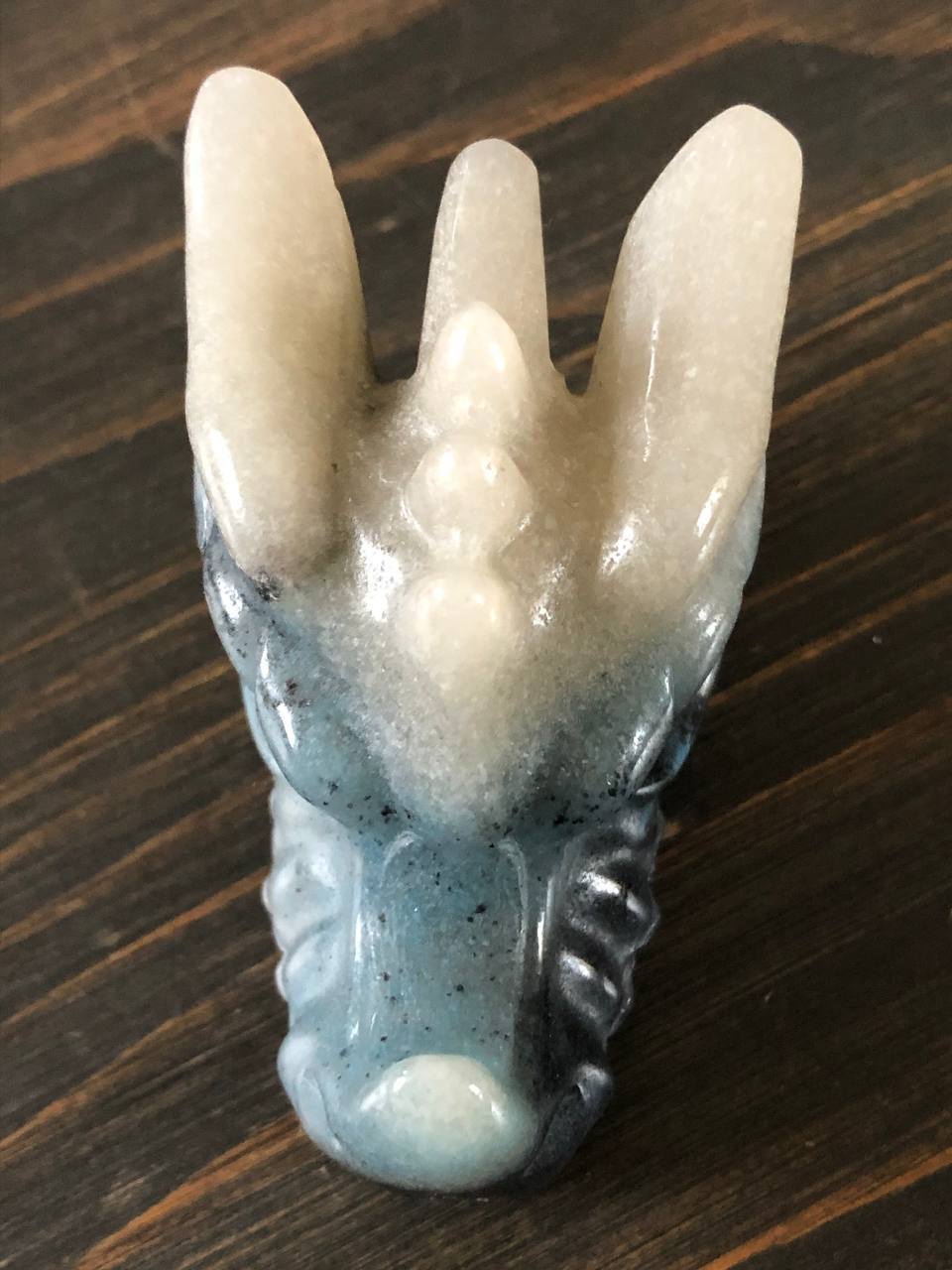 Crâne de dragon cristal en trolleite