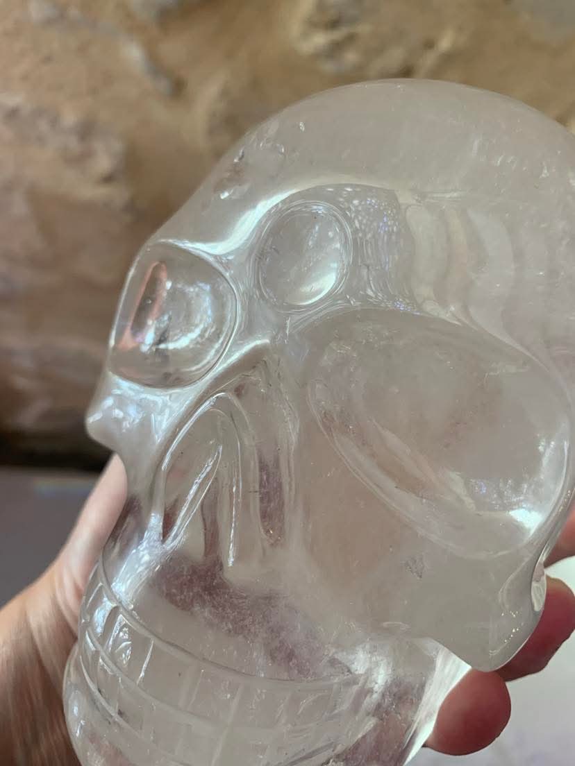 Crâne de cristal de roche