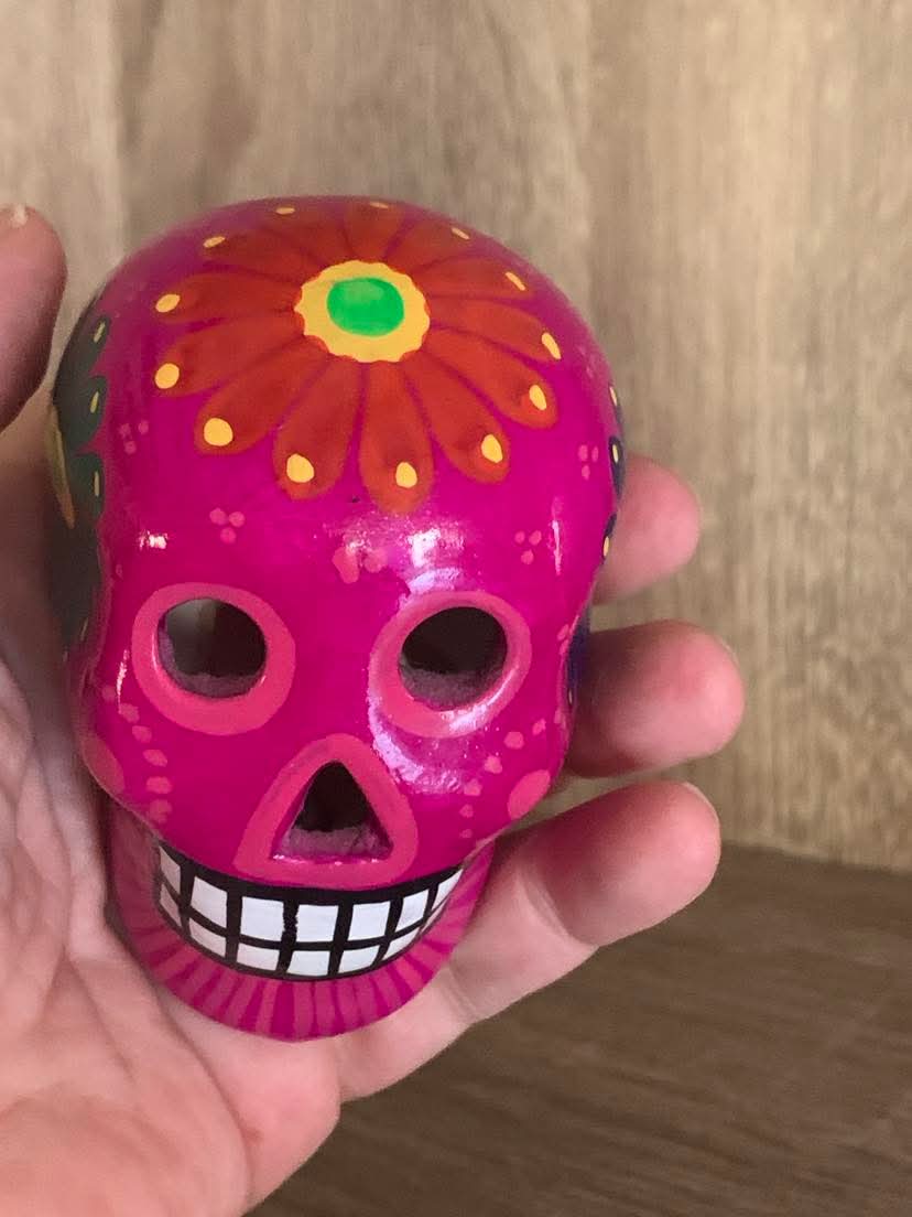 Crâne Calavera mexicain