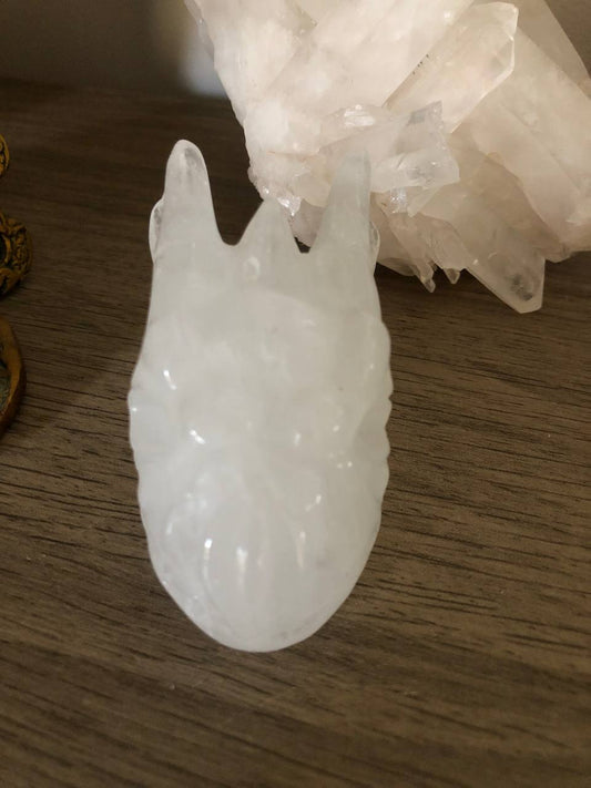 Dragon de cristal de roche