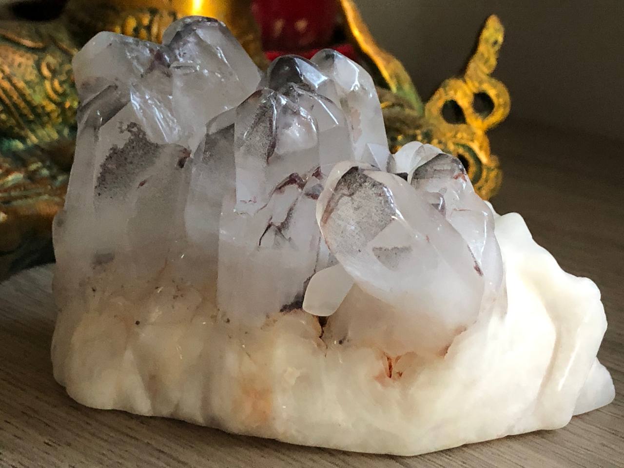 Crâne de cristal avec pointes