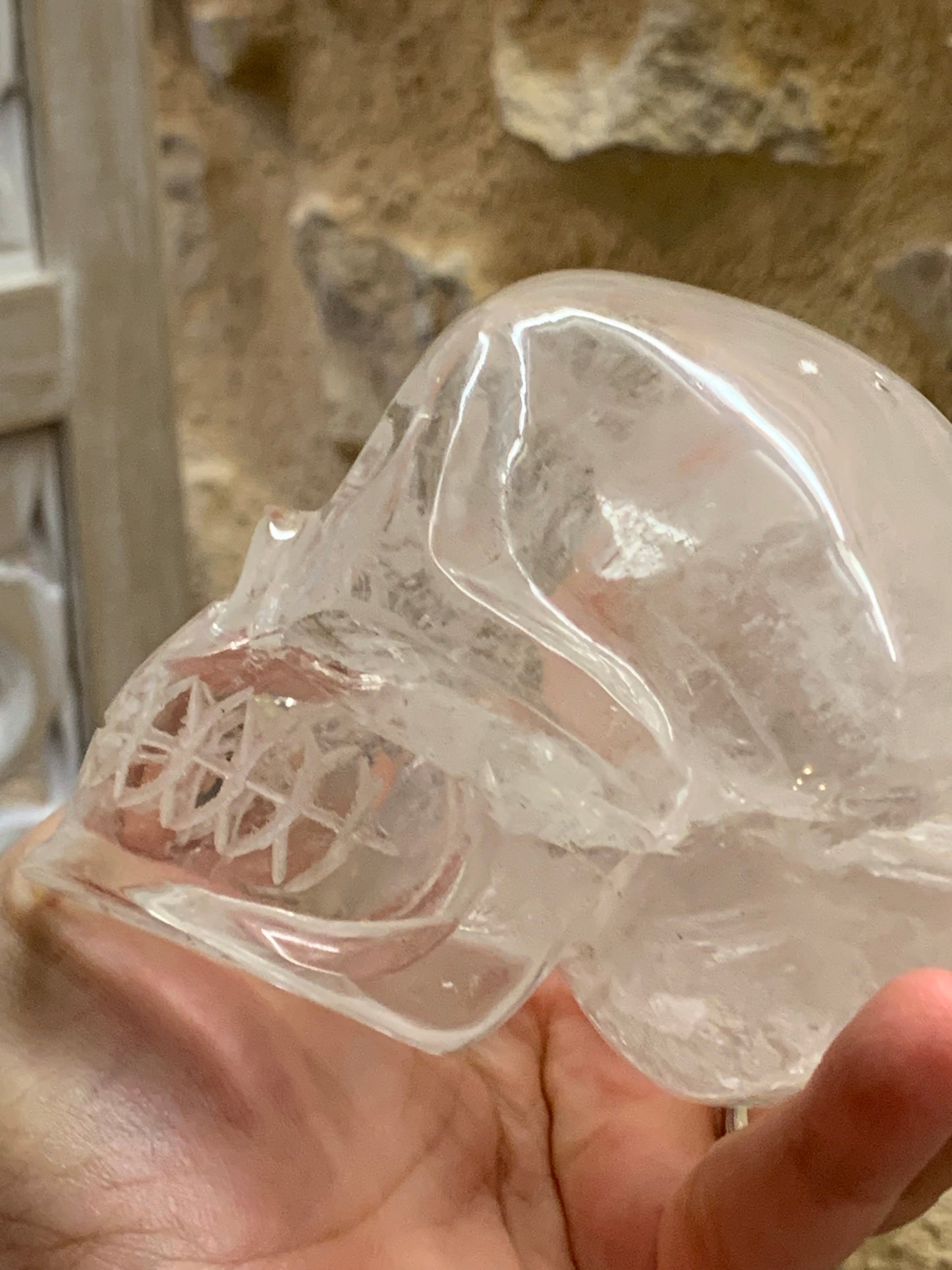 Crâne de cristal de roche