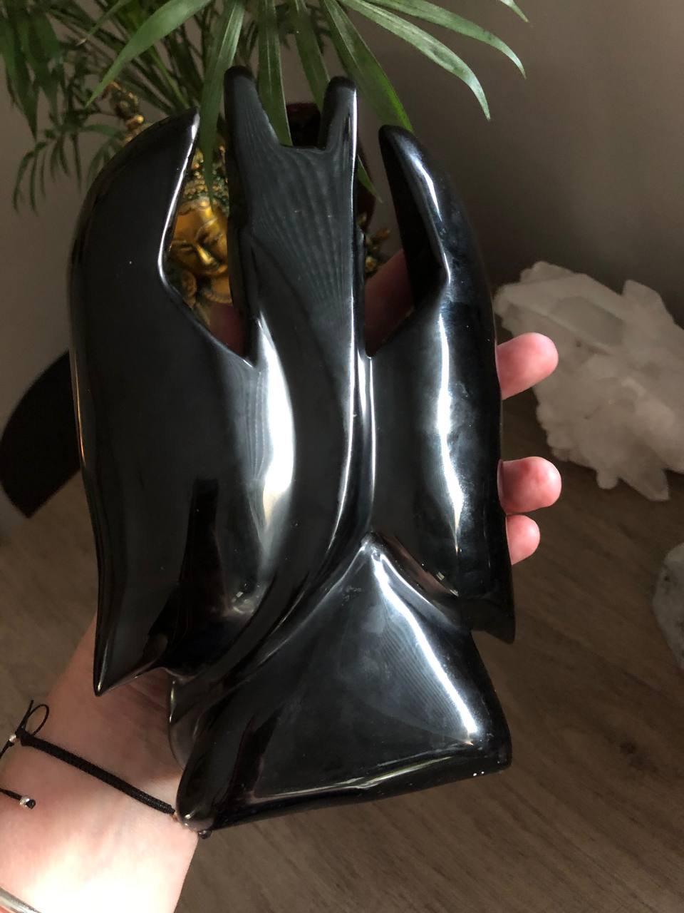 Dragon en obsidienne