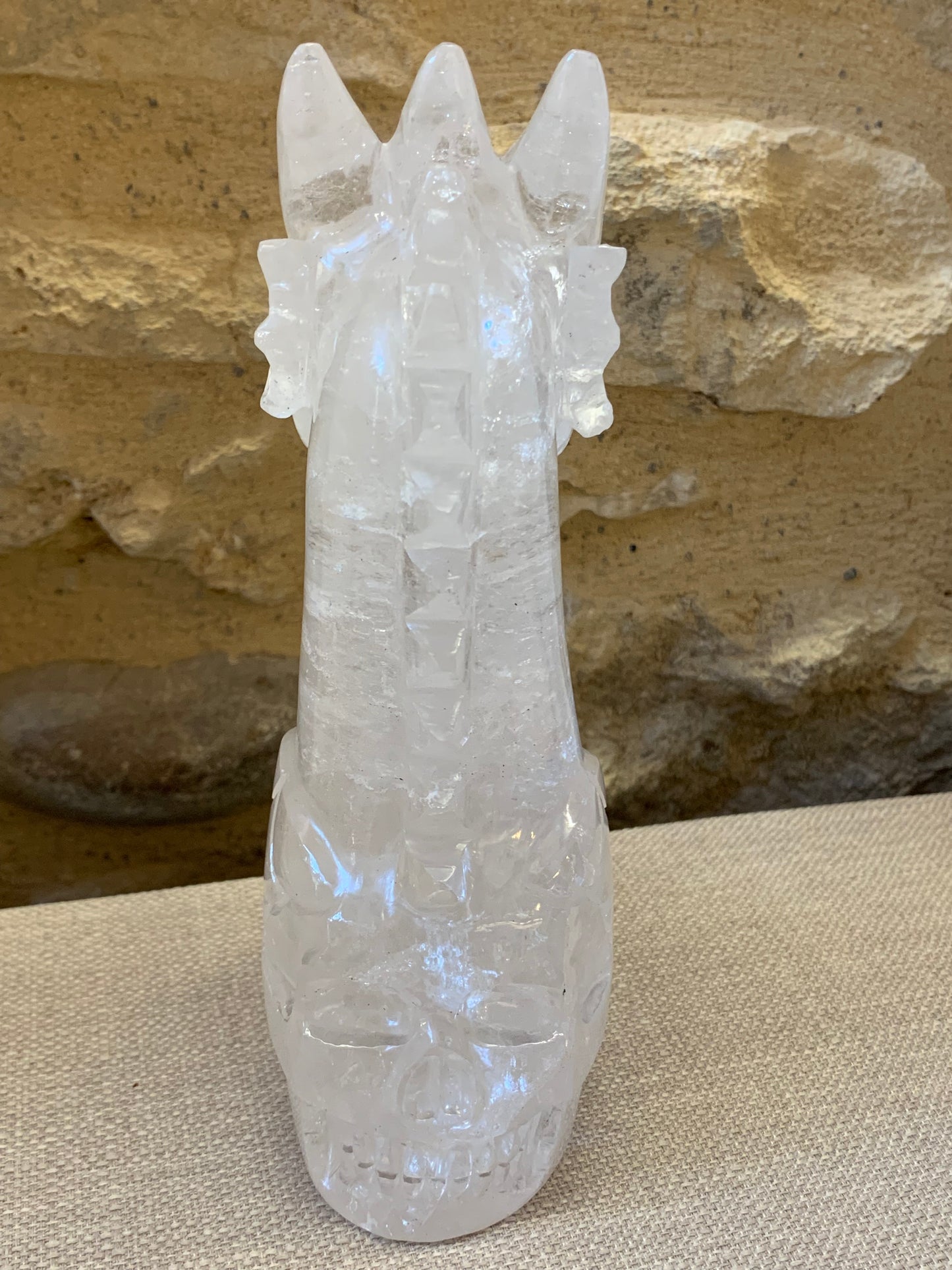Dragon et crâne de cristal d’Himalaya