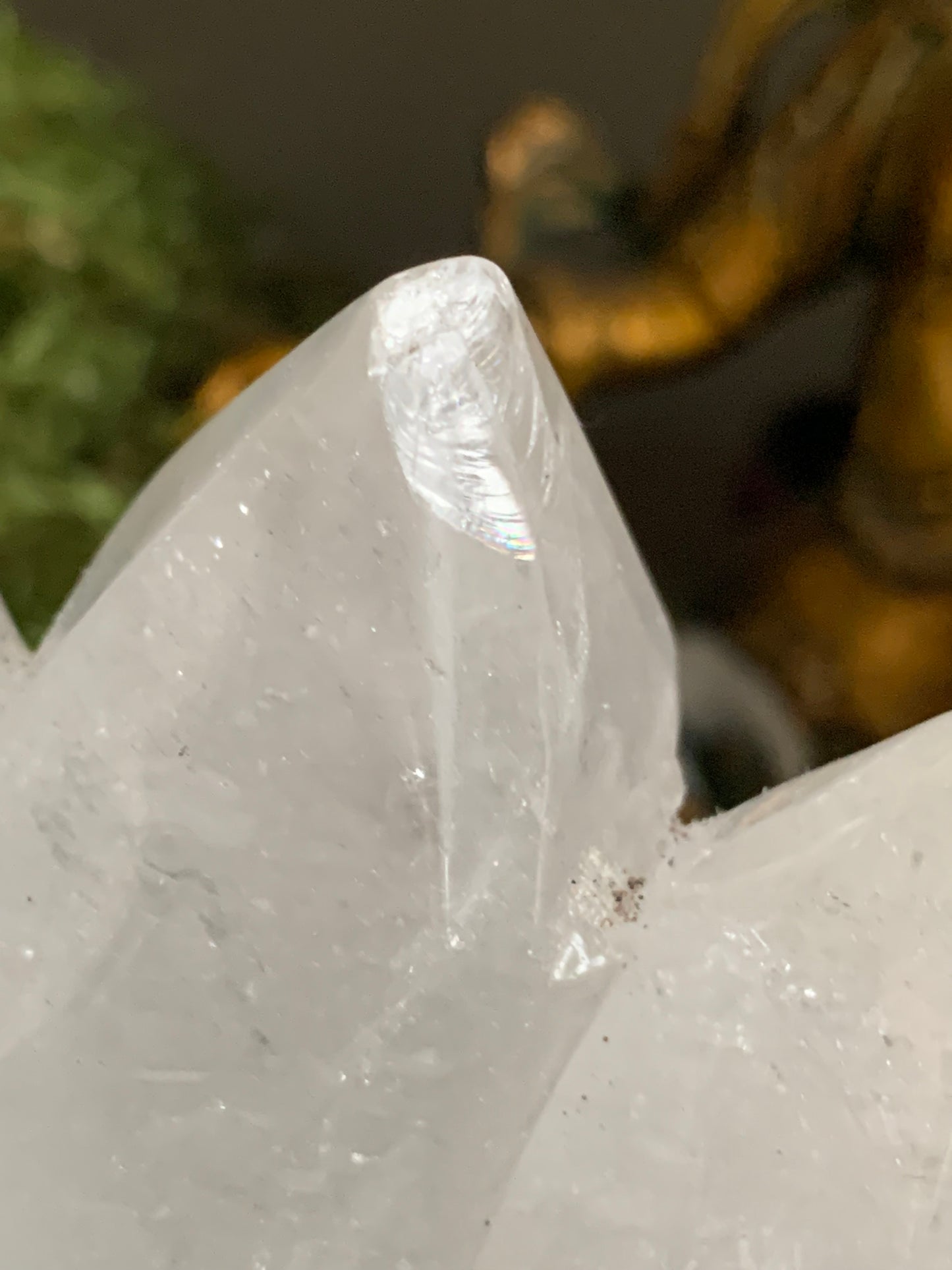 Crâne de cristal de roche atlante