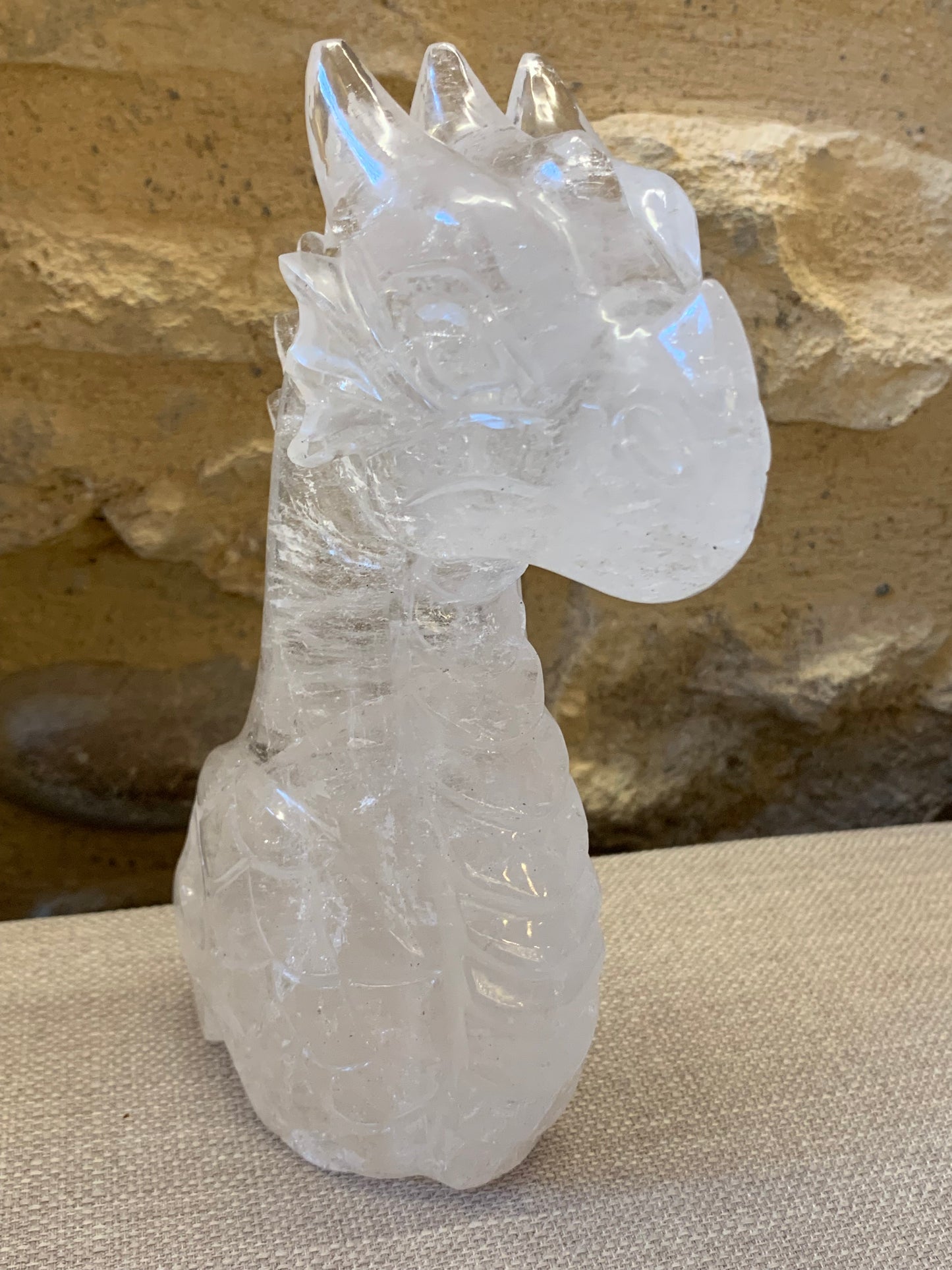 Dragon et crâne de cristal d’Himalaya