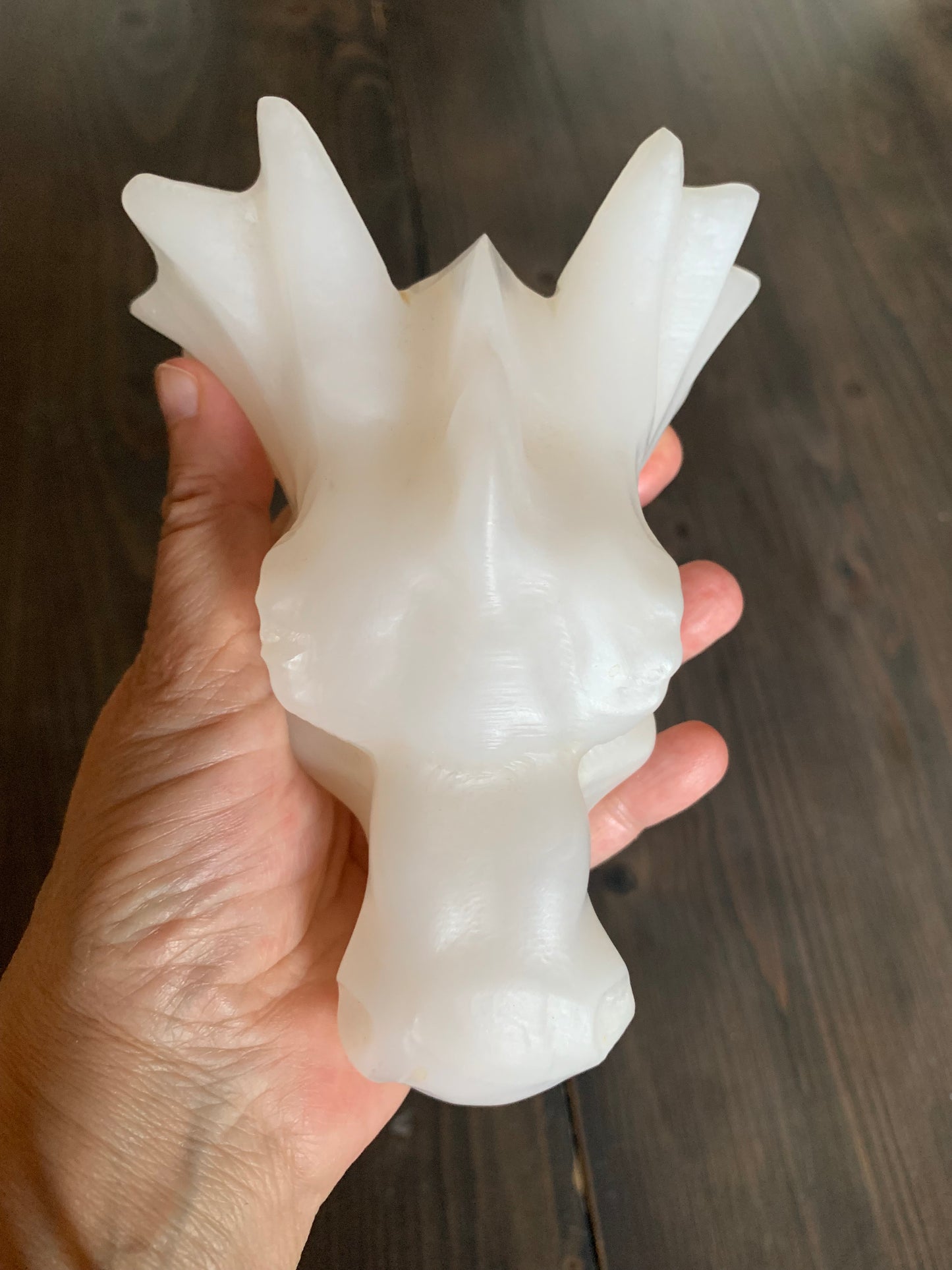 Dragon jade blanc et pochette Ganesh