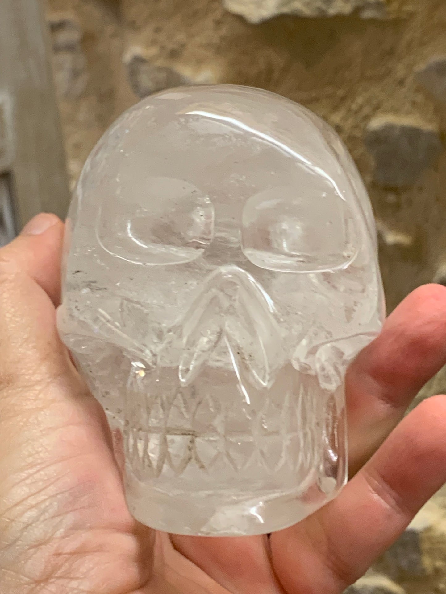 Crâne de cristal de roche