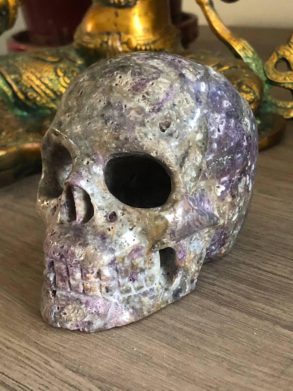 Crâne de cristal en Sphalerite