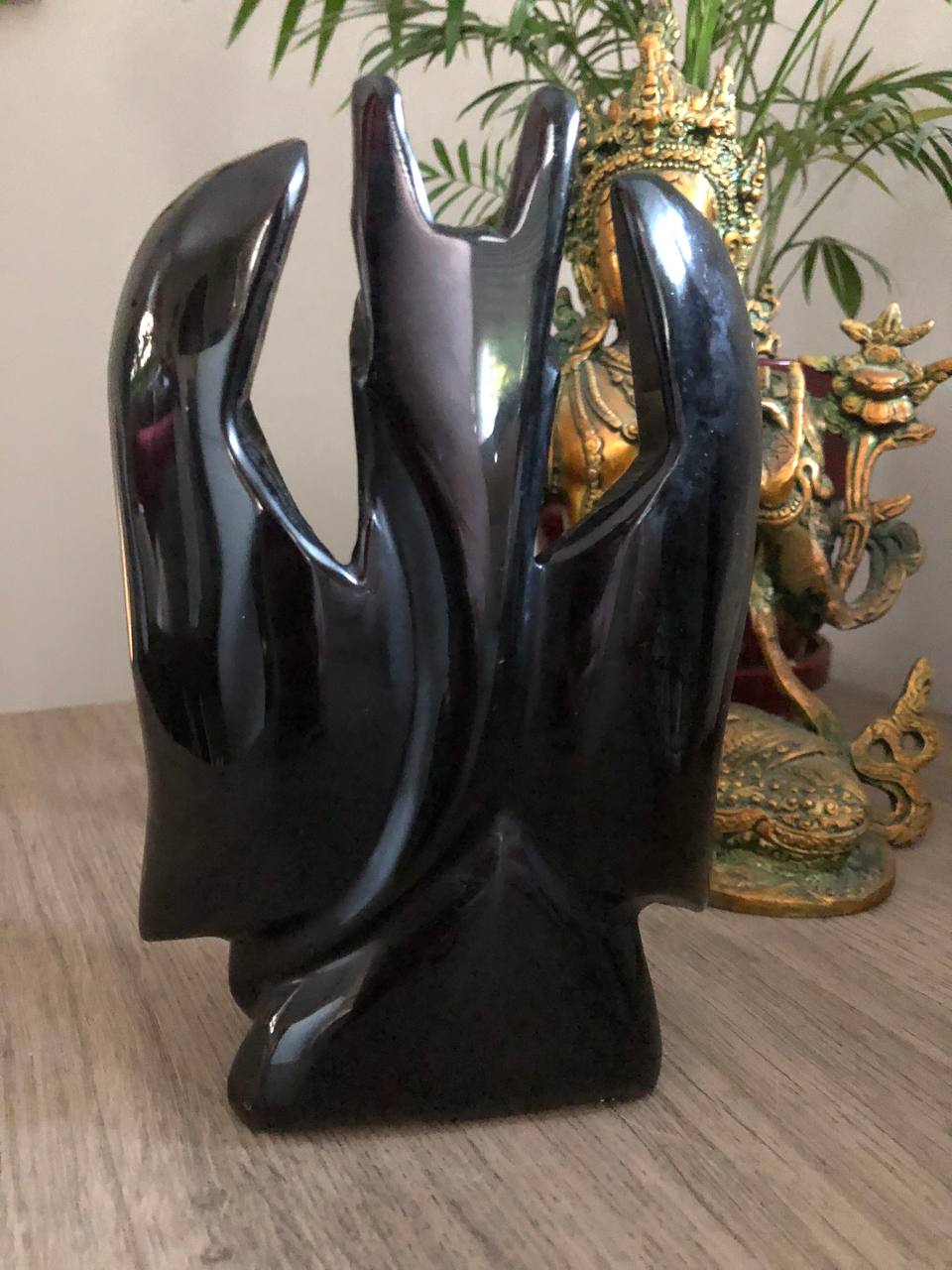 Dragon en obsidienne