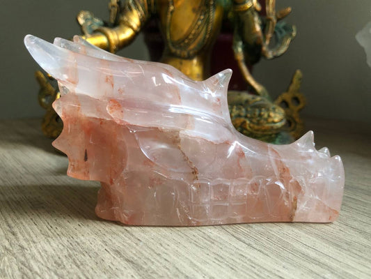 Dragon en quartz hematoïde