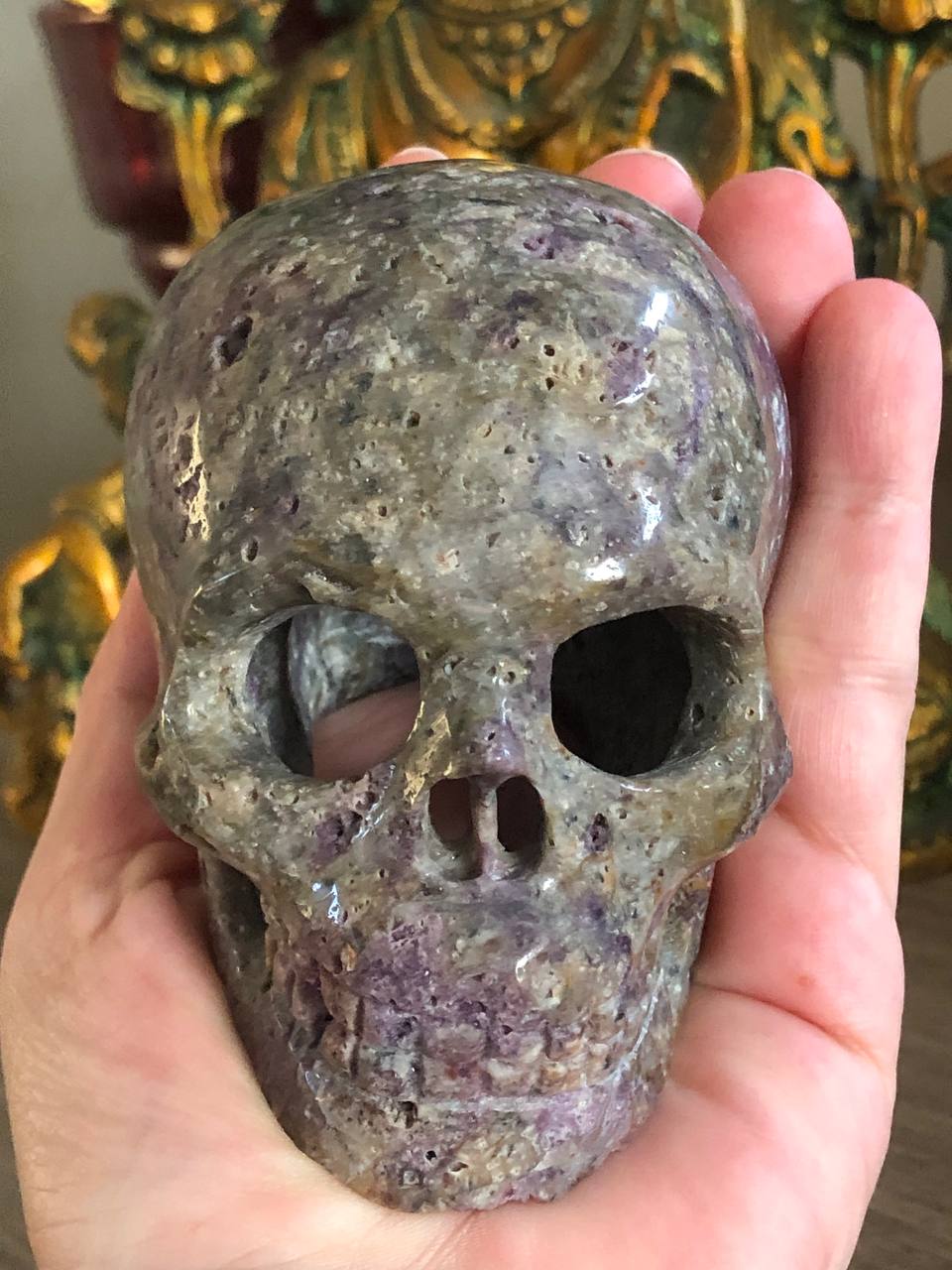 Crâne de cristal en Sphalerite
