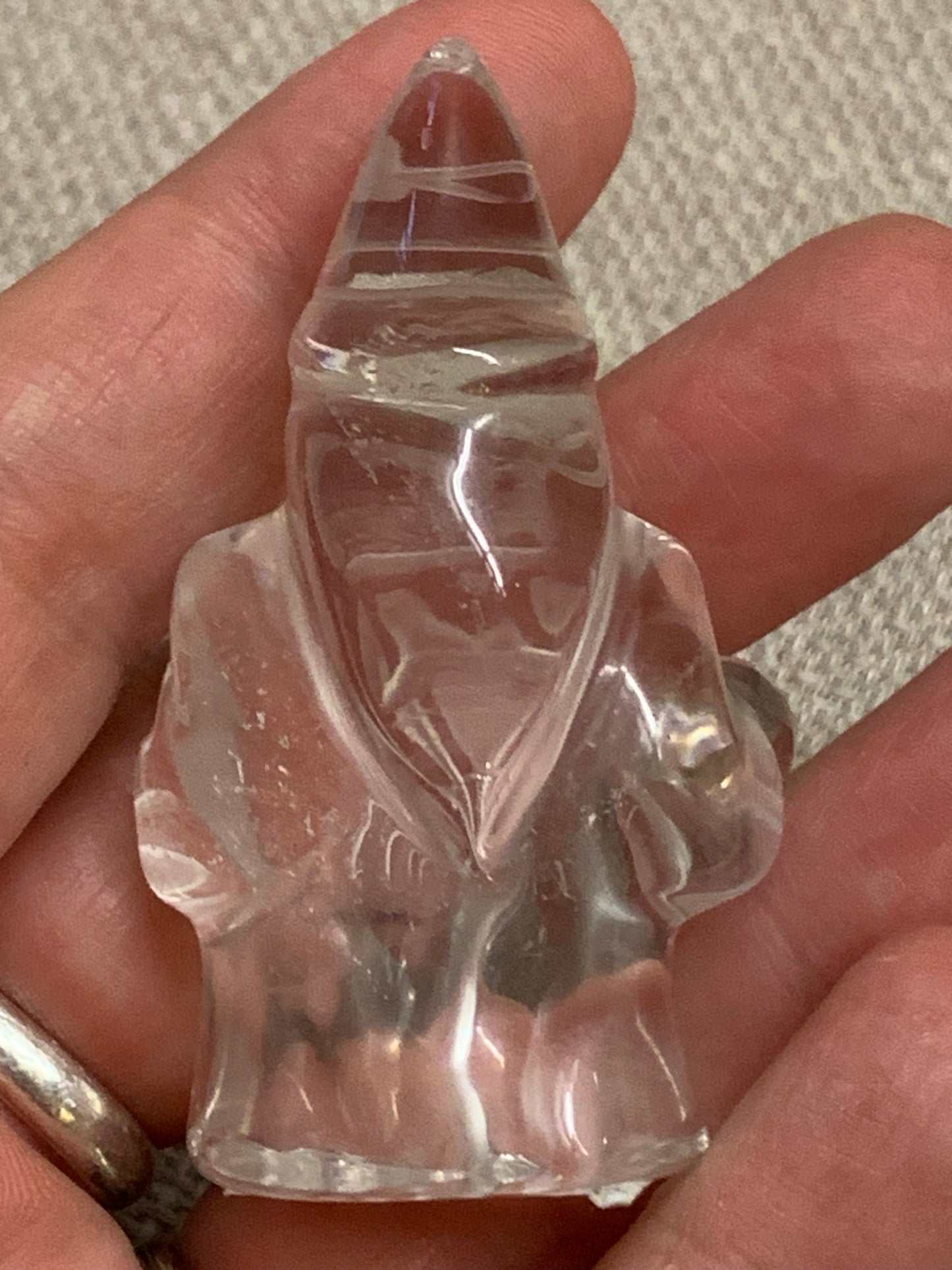 Statuette de Merlin 🧙 en cristal de roche