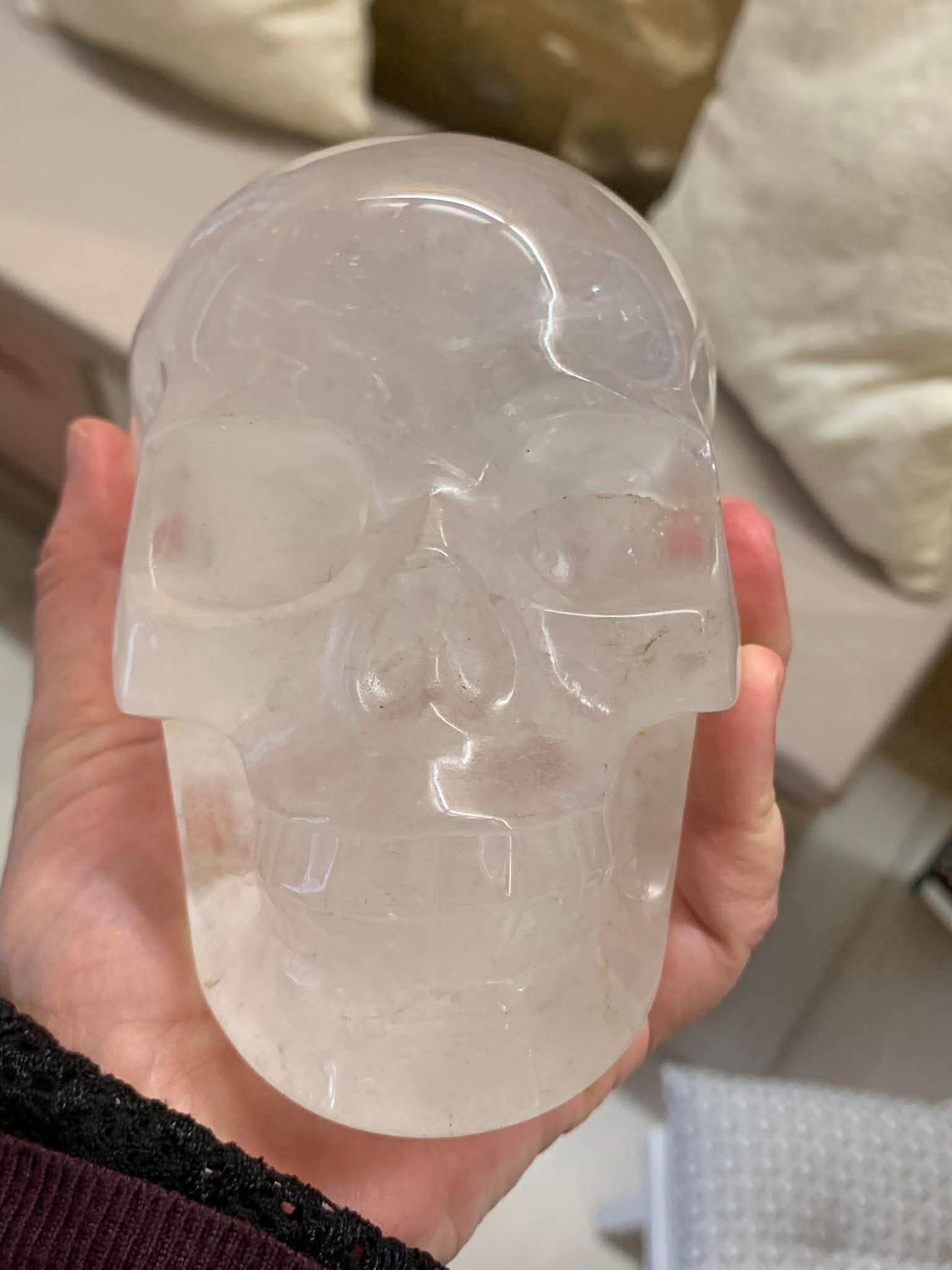 Crâne de cristal de roche