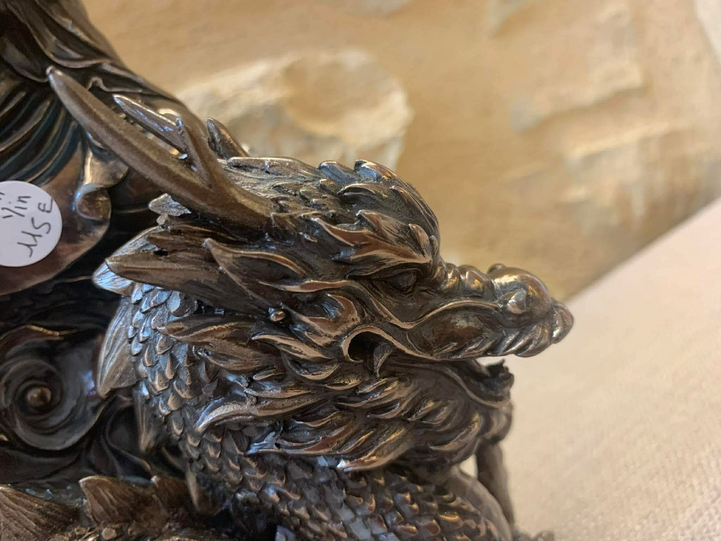 Statue déesse Kuan Yin avec dragon 🐉