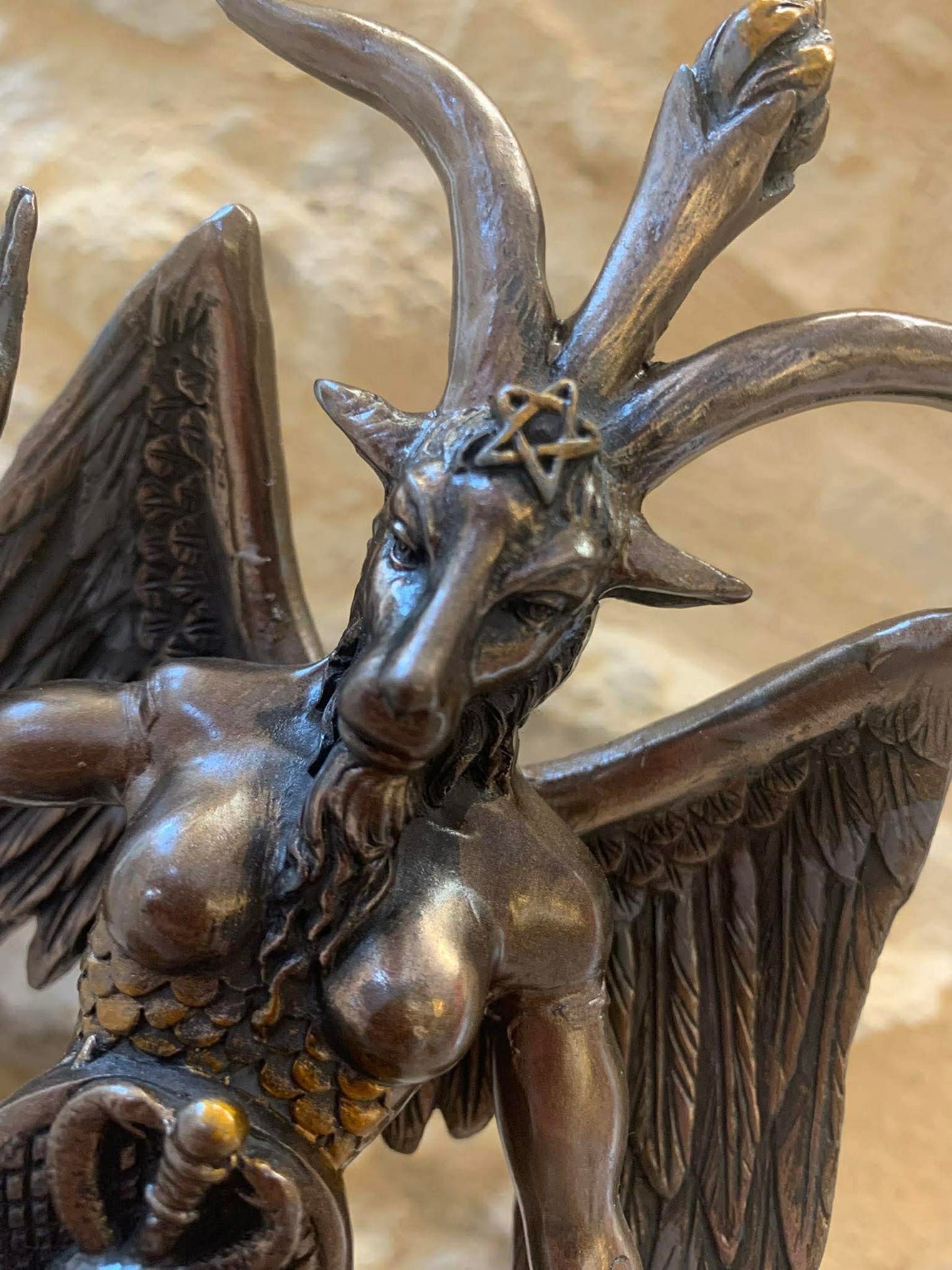 Statue de Baphomet