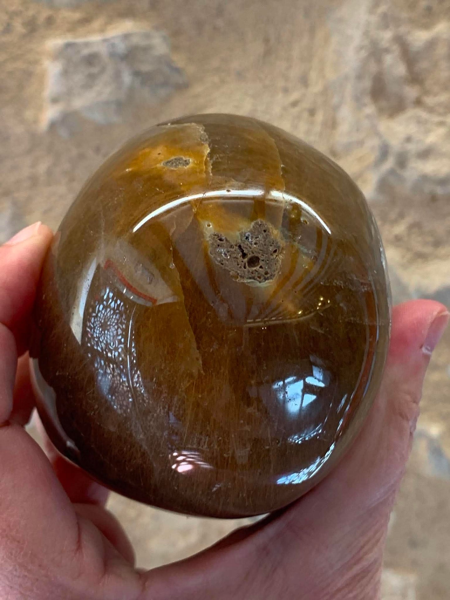 Crâne de cristal en quartz rutile
