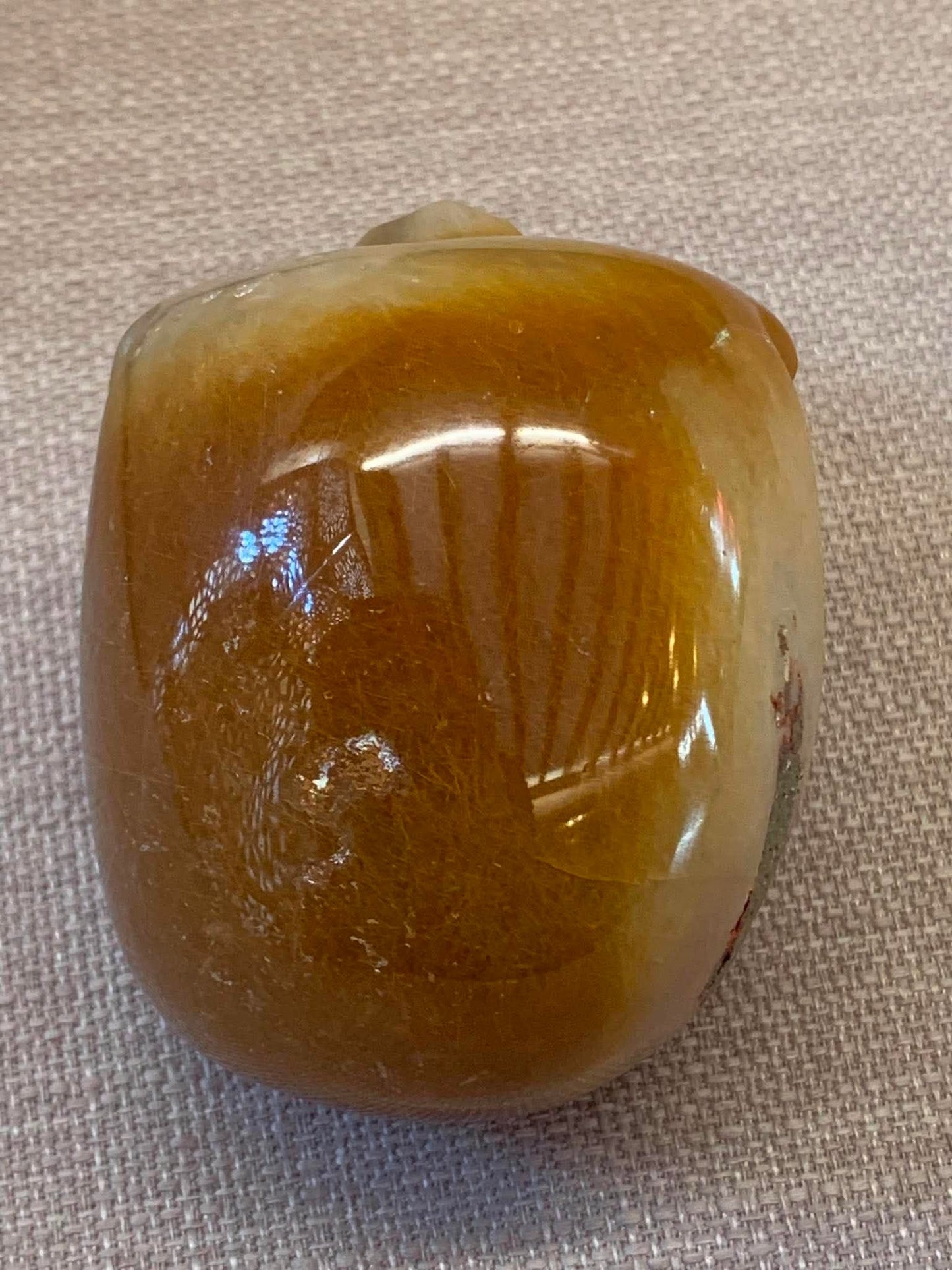 Crâne de cristal en quartz rutile