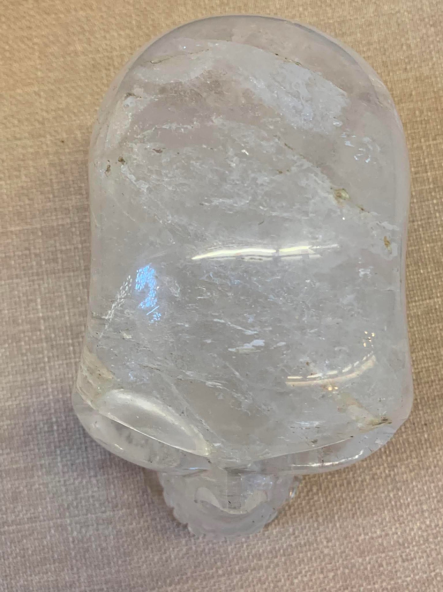 Crâne en cristal de roche de l’Himalaya