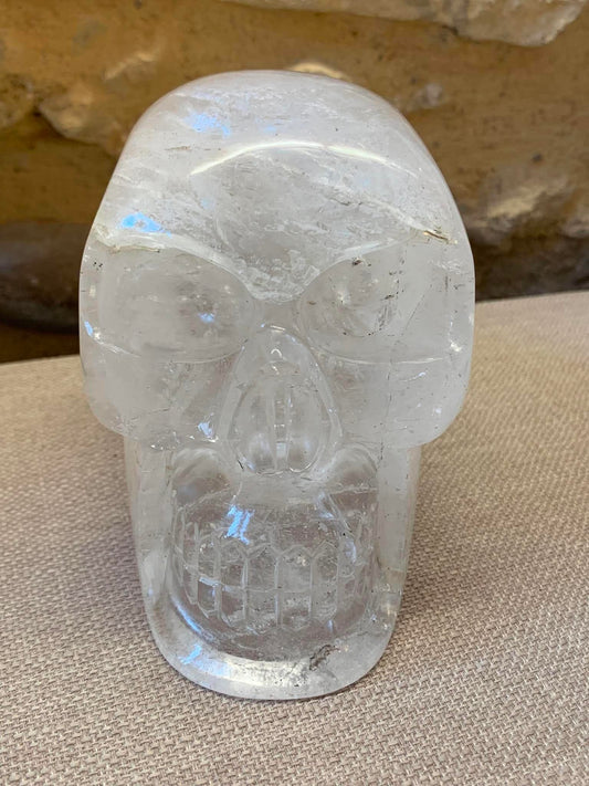 Crâne en cristal de roche de l’Himalaya