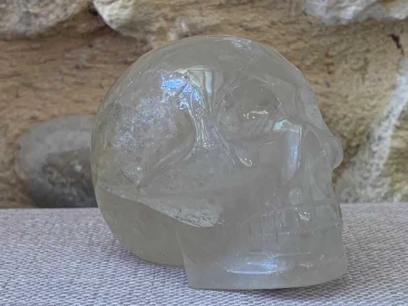 Crâne en cristal de roche