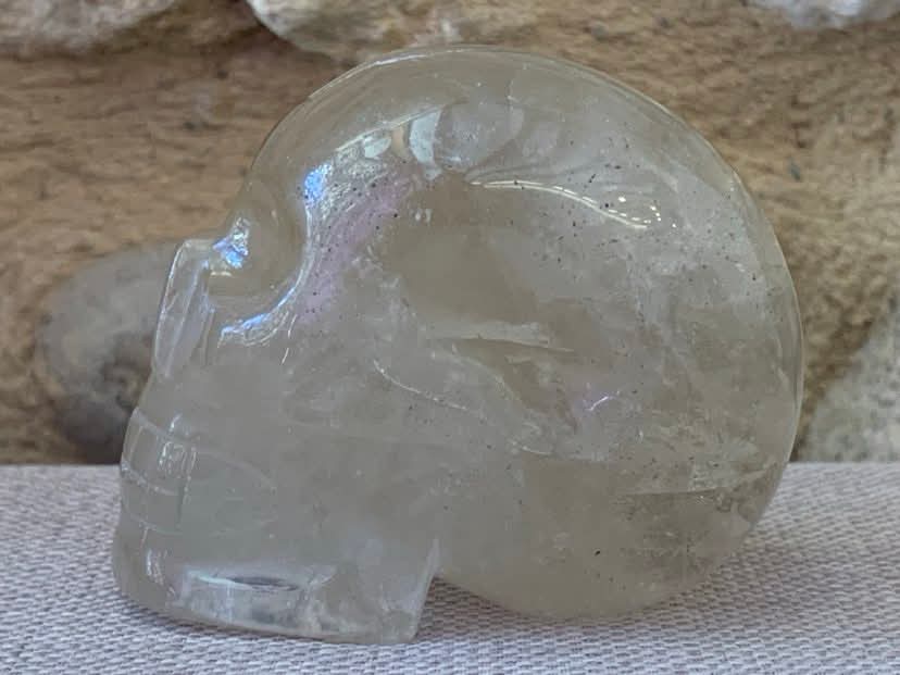 Crâne en cristal de roche