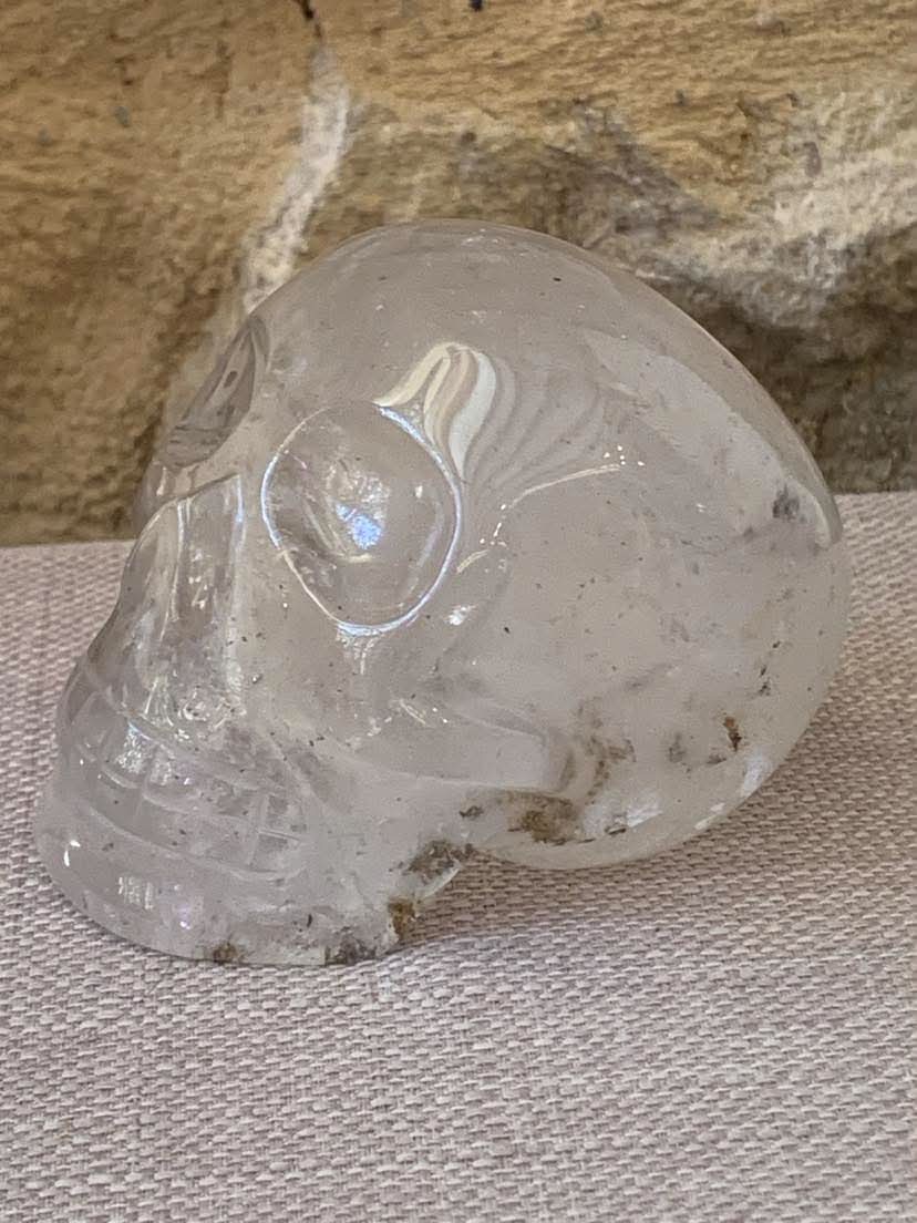 Crâne de cristal en Lodolite