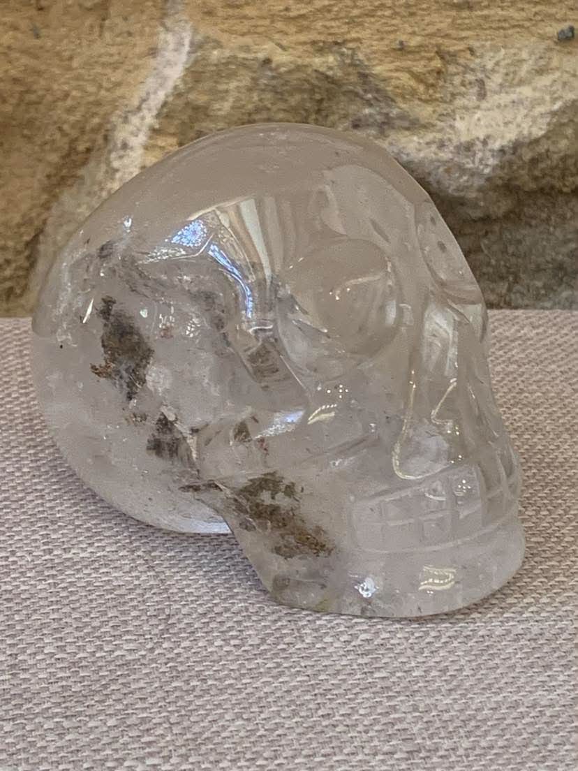 Crâne de cristal en Lodolite