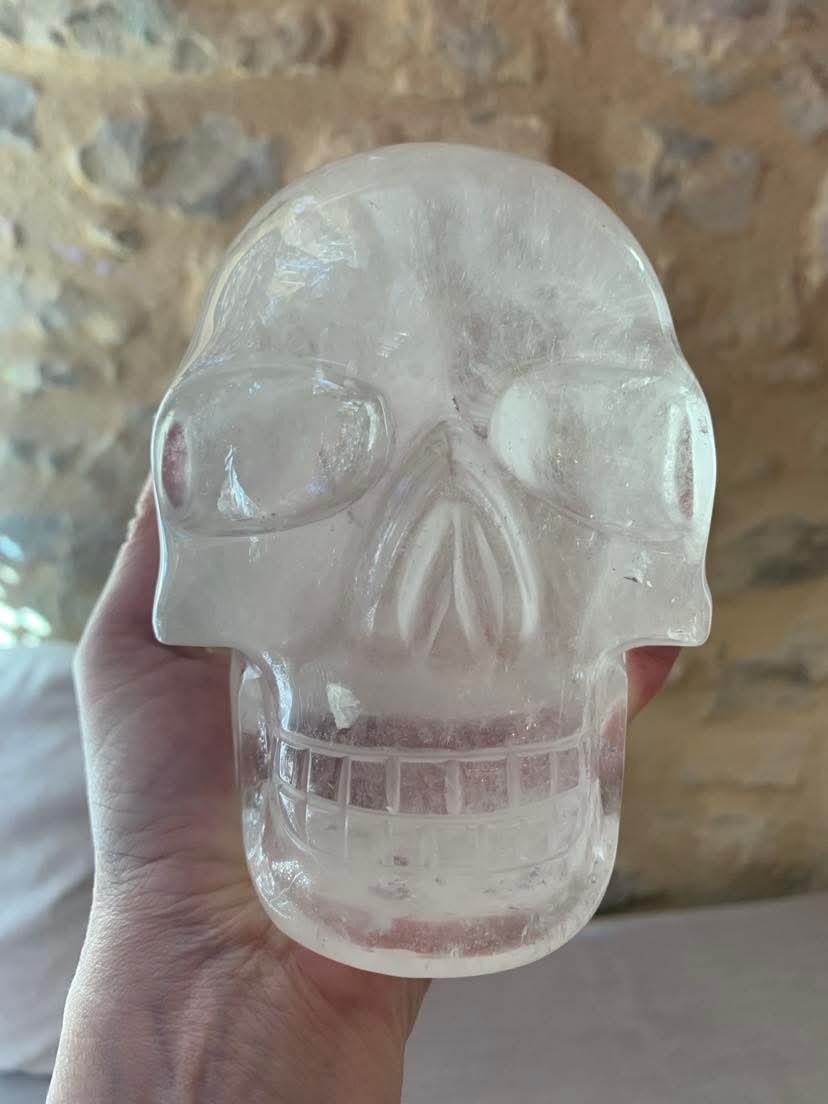 Crâne de cristal de roche