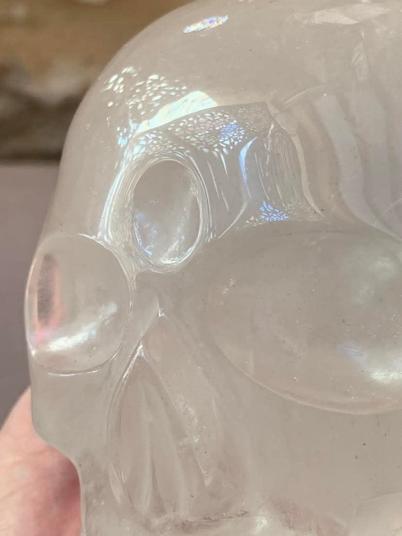 Crâne de cristal de roche