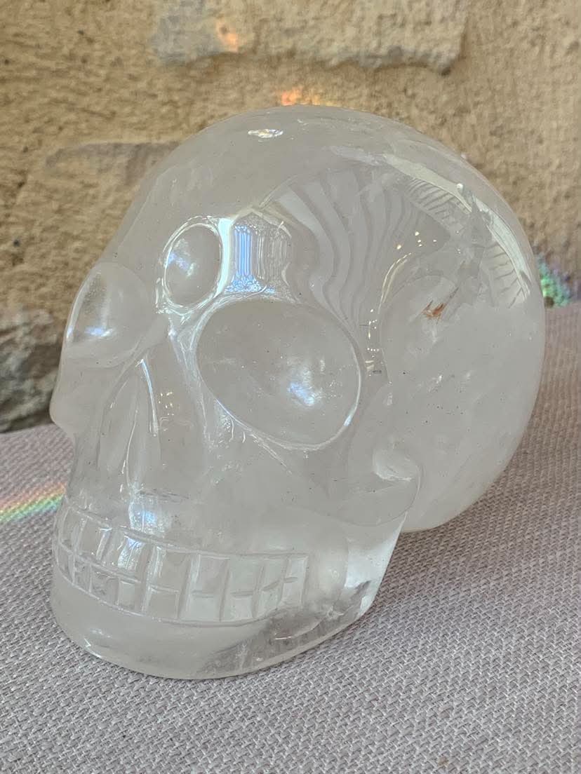 Crâne de cristal de roche