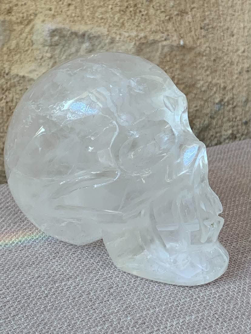 Crâne de cristal de roche