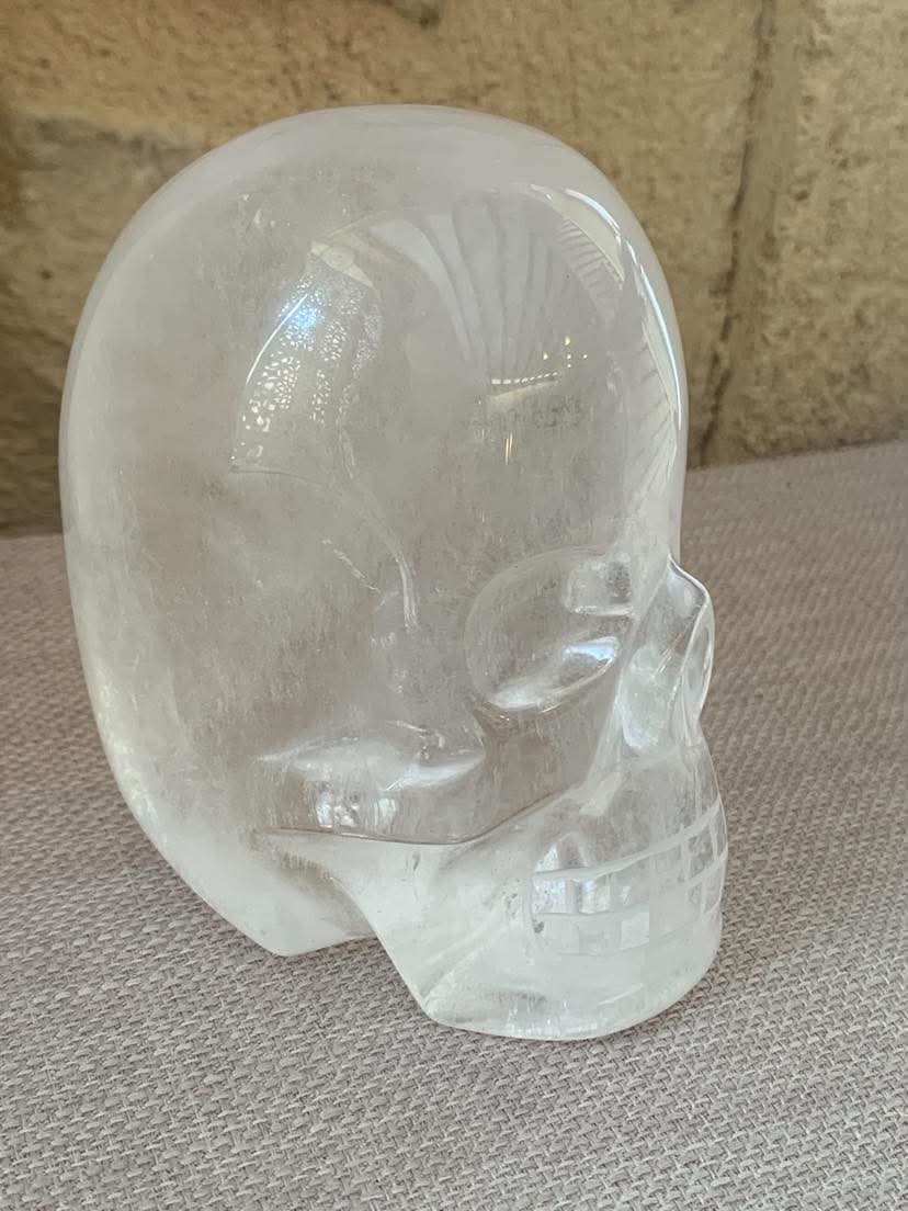 Crâne de cristal de roche