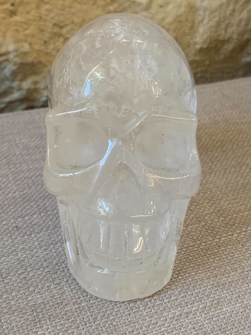 Crâne en cristal de roche