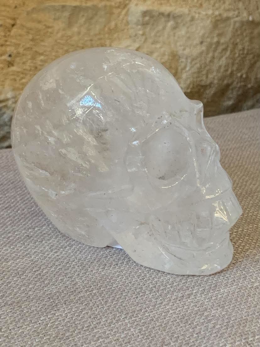 Crâne en cristal de roche