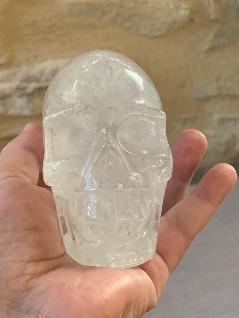 Crâne en cristal de roche