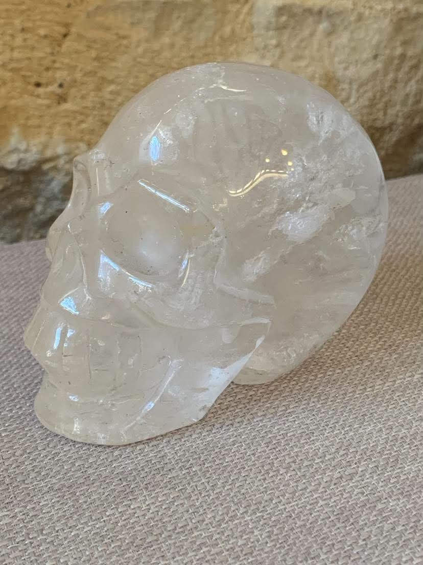 Crâne en cristal de roche