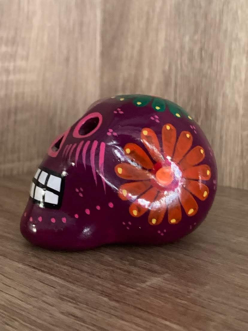 Crâne Calavera mexicain